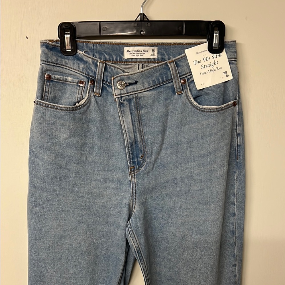 Abercrombie & Fitch 90s slim straight ultra high rise Jeans